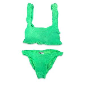 NWT Hunza G Xandra Bikini in Lime